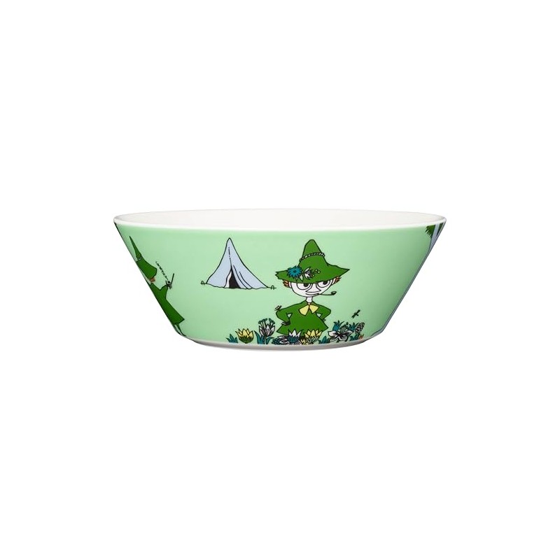 Arabia Moomin Bowl - Snufkin GREEN