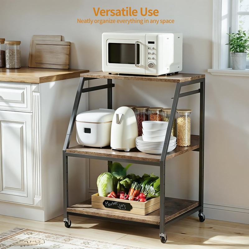 Housolution Large Printer Stand, 3 Tier 22 x 18 Inch