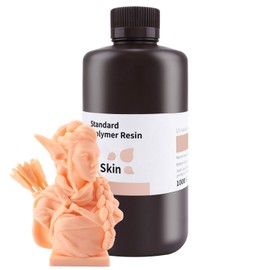 ELEGOO Standard LCD 3D Printer Resin, Fast UV-Curing 3D 405nm UV Resin Photopolymer Resin for High Precision Rapid LCD 3D Printing Grey 1000G