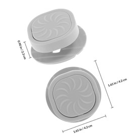 Pinzas para Bolsas de Basura de Cocina 2 Piezas, Clips para Papeleras de Plástico Resistentes, Sujetadores para Bote de Basura Antideslizantes y Reutilizables, Uso en Hogar