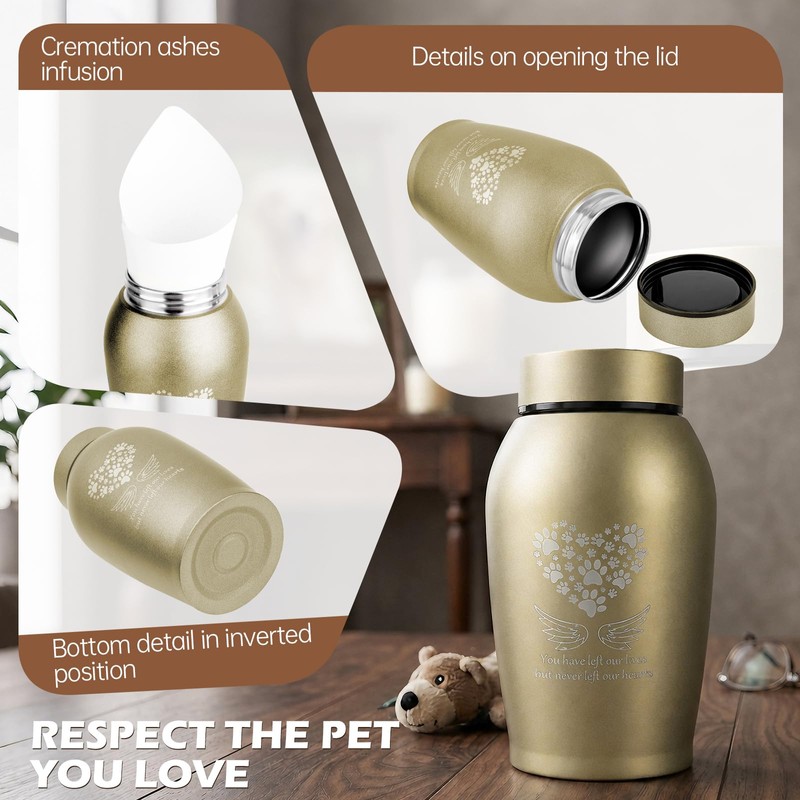 Cremation Urns for Pet Ashes Angel Wings Urn for Funeral