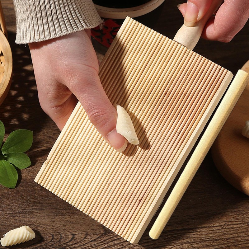 Generic Gnocchi Board at Home Butter Maker Homemade Italian Pasta