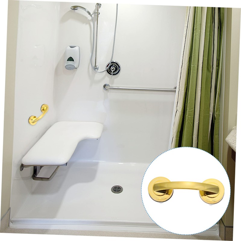 FOMIYES Handicap Grab Bars Suction Shower Handle Suction Cup Armrest
