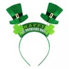 'Happy St Patrick's Day' Green Leprechaun Spring Head Bopper Headband