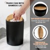 KASUNTING Black Bathroom Accessories Set 8 PCS, Matte Black Bathroom