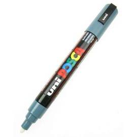 Uni Pc-5M Posca Marker Slate Grey