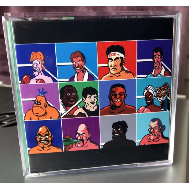 Gamer Nostalgia Punch Out Nes Mike Tyson 3D Cube Handmade