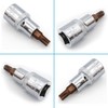 Juttzzei 2PCS Torx Bit Socket Set, 1/2" Drive T40 Torx
