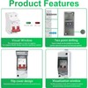 CNLonQcom 63 Amp Solar Disconnect Switch DC500V Circuit Breaker AC