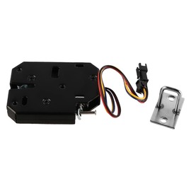 Sarini DC 12V Cabinet Drawer Electric Magnetic Lock Electromagnet Fail-Safe for Door Access Control System with Detecting Switch for Security Applications