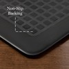 MARTHA STEWART Comfort Anti Fatigue Strie Medallion Tile Kitchen Mat,