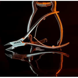 Small Surgical-Grade Toe Nail Clippers - Jaws Podiatry Stainless Steel Double Action Toenail Clippers for Thick Toenails - Ingrown Cuticle Nippers - Manicure Tools - Pedicure Tools