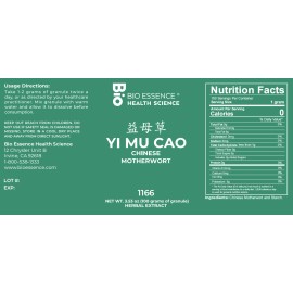 Bio Essence Health Science 1166 Yi Mu Cao, Chinese Motherwort 100g