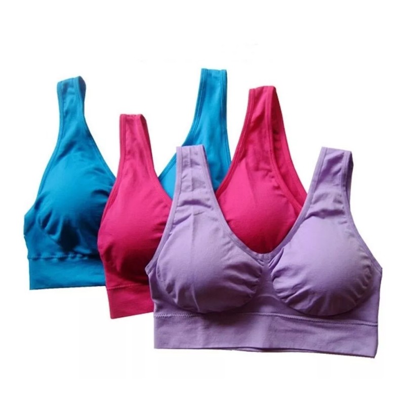Genie Bra 3 Piezas Basicos O Verano Mejor Costo