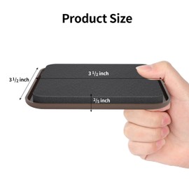 Furniture Sliders, 20 pcs-3 1/2” Square Brown Furniture Sliders for Carpet, Heavy Duty Furniture Movers Sliders, Reusable Furniture Moving Pads, Floor Protectors for Carpet