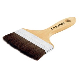 Brocha 2' con mango de madera, pelo de camello Truper