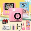 GREENKINDER Kids Camera, Instant Camera for Kids 1080P 2.4 Inch