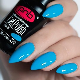 PNB Blue curacao gel nail polish 220