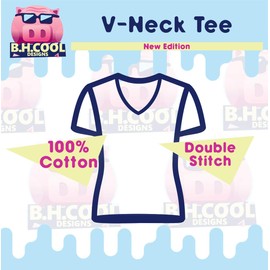 BH Cool Designs at This Point, I'm Pretty Sure I Work for The IRS. - Women's Soft & Comfortable Deep V-Neck T-Shirt CP05 Black