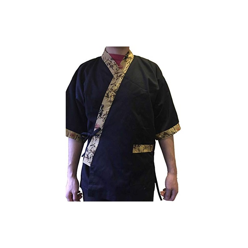 Chef Coat Jacket Sushi Restaurant Bar Japanese Clothes Uniform 5