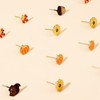 Fall Earrings for Women Thanksgiving Punmpkin Pie Candy Corn Maple