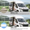 3/4"(0.75") White Vinyl Insert Molding Trim Screw Cover RV Camper