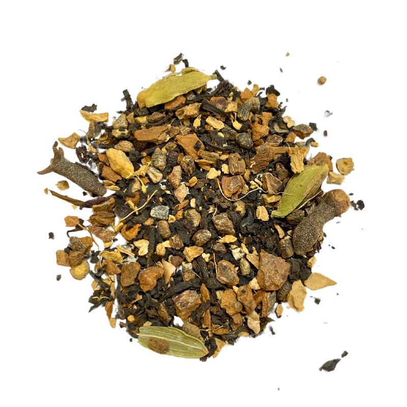 Organic Masala Chai Black Tea Loose Leaf, 2.5 Oz Resealable