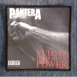 Unbranded Pantera Vulgar Display Of Power Sublimated Printed Patch | Heavy Metal Band Logo