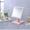 ZJMTOCYU Charming Pastel Pink Makeup Mirror for Elegant Daily Glam,