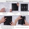 AUMIO Chamber Shower Soap Dispenser Trio Wall Mounted Shampoo and