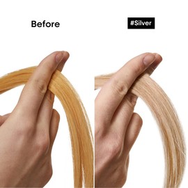 L'Oreal Professionnel Color Depositing Purple Conditioner | Neutralizes Unwanted Brassy & Yellow Tones | For Natural, Colored, or Bleached White, Silver, & Blonde Hair | 6.8 Fl. Oz.