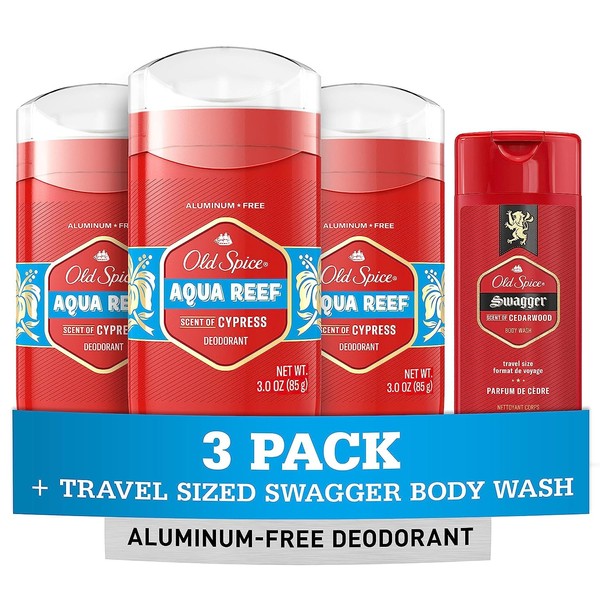 Old Spice Old Spice Men's Deodorant Aluminum-Free Aqua Reef, 3.0oz