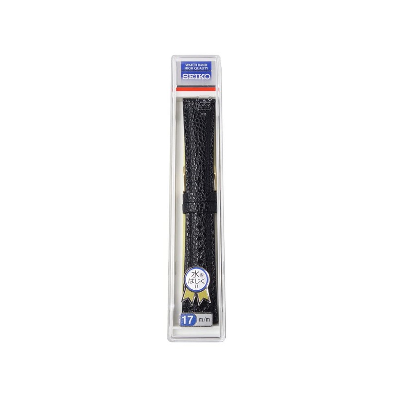 Seiko Watch Band, 0.7 inch (17 mm), DAE3R Cowhide Shrink,