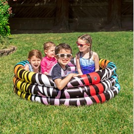 Poolmaster - Piscina Inflable para niños con sombrilla, león bebé pequeño