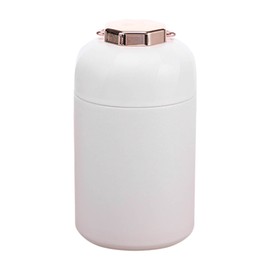 Portable Insulated Food Jar 304 Stainless Steel Thermal Insulation Lunch Box Large Capacity Handheld Vacuum Cup White