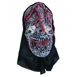 'Rubber Zombie Mask Pink Veins
