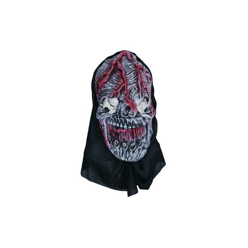'Rubber Zombie Mask Pink Veins