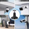 Pack of 3 camera mounts (3 pieces black)