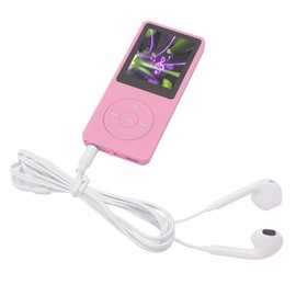 MP3 Player, MP4 Player, MP3 Music Player with Speaker, FM Radio Headphones, Portable Lossless HiFi Sound, MP3 Music Player, Voice Recorder, Gifts (Pink)