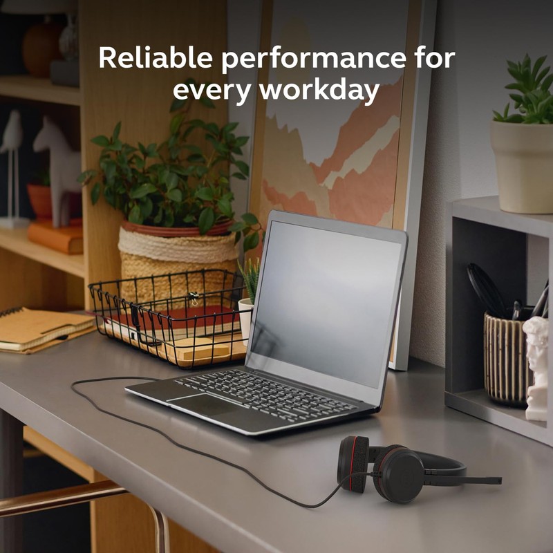 Jabra Evolve 20 Stereo Headset – Unified Communication Certified Headphones