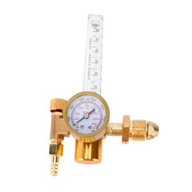 Housoutil Argon Gas Regulator Tube for Welder Tig Accurate Measuring Tester for Welding Applications Golden