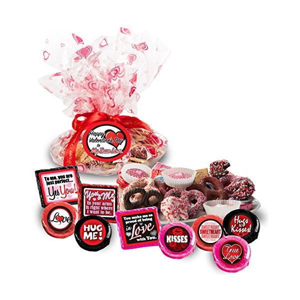 VALENTINE'S DAY COOKIE TALK COOKIE PLATTERS WITH MESSAGES (ROMANTIC THEME)