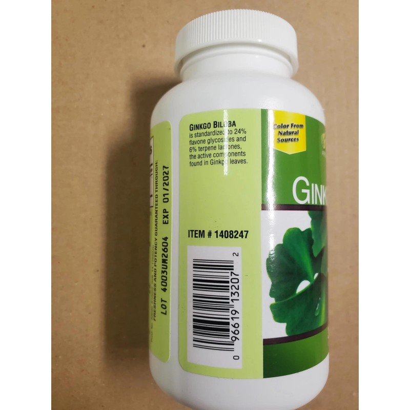 OProCyn Trunatural Ginkgo Biloba 340 Softgels Brain Health Supplement 340