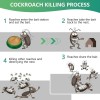 h.n Roach Killer Cockroach Traps for Indoor & Outdoor Infestation