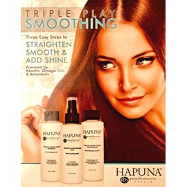 Paul Brown Keratin Smoothing Kit,  3 PC 4 oz Shampoo.,4oz Cond , 4oz Mist Spray