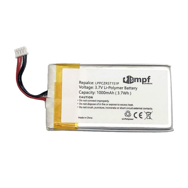 MPF Products 1000mAh TPMC-3X-BTP, LPPCZRST1S1P Battery Replacement Compatible with Crestron Isys TPMC-3X, TPMC-3X-LP, MTX-3, PTX3, Prodigy PTX3 Handheld Touchpanel Remote Control