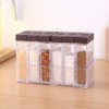 Set of 6 Spice Jars, Spice Jars, Spice Box, Plastic