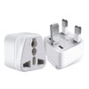 Strhowill (2pack) UK to US Socket,Europe Plug to UK Plug