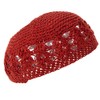 Burnt Orange Dual Weave Kufi Hats Caps for Men -