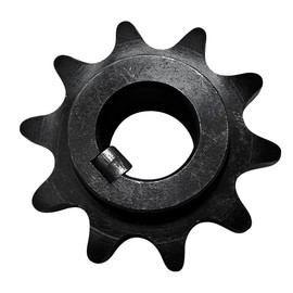 QYMOTO 40 41 420 Chain Sprocket 10 Tooth Sprocket 5/8'' Bore 3/16" Keyway Jackshaft Chain Sprocket for Coleman CT200U EX,BT200x,CT200U Trail,Mini Bike Front Chain Sprocket Mini Bike Parts